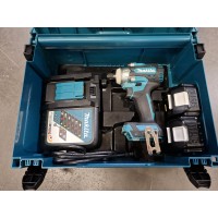 Makita DTW300RTJ smūginis veržliasukis 1/2" 2x5 Ah (naudotas)
